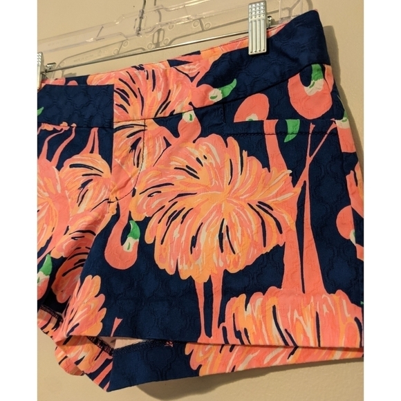 Lilly Pulitzer Ellie Shorts Navy Gimme Some Leg - Picture 8 of 8
